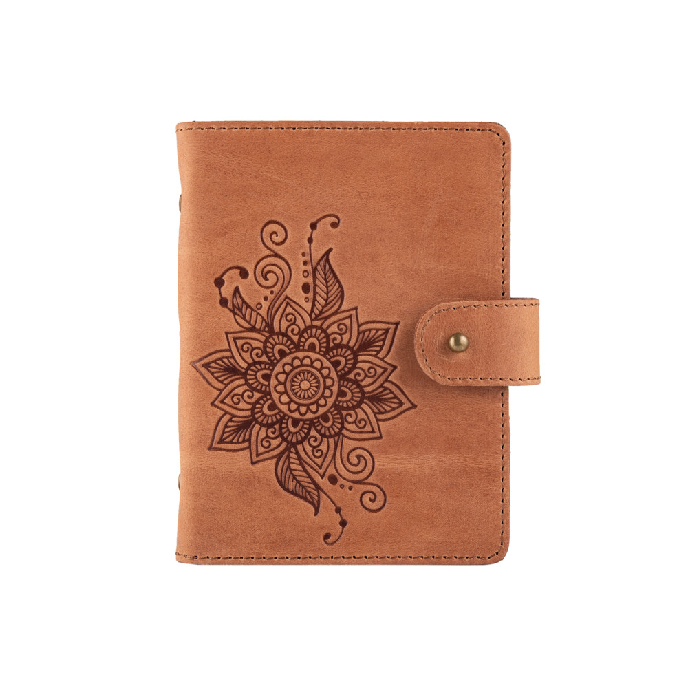 Картхолдер коллекция Mehendi Classic на кобурном винте Рыжий (CH-06-S17-1340-T006)
