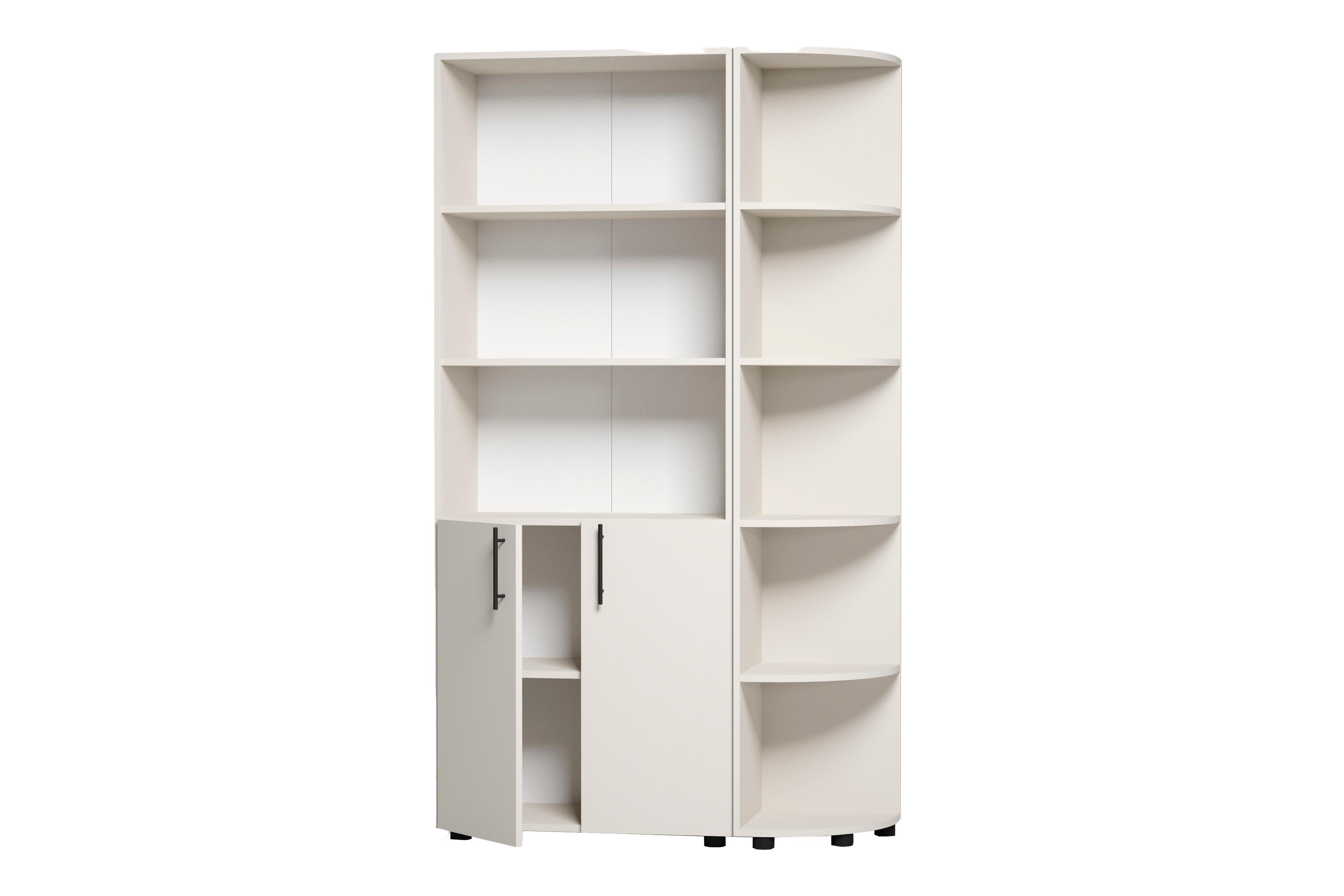 Стеллаж полуоткрытый ОП-613+733 Orange-Line Кашемир (400918)