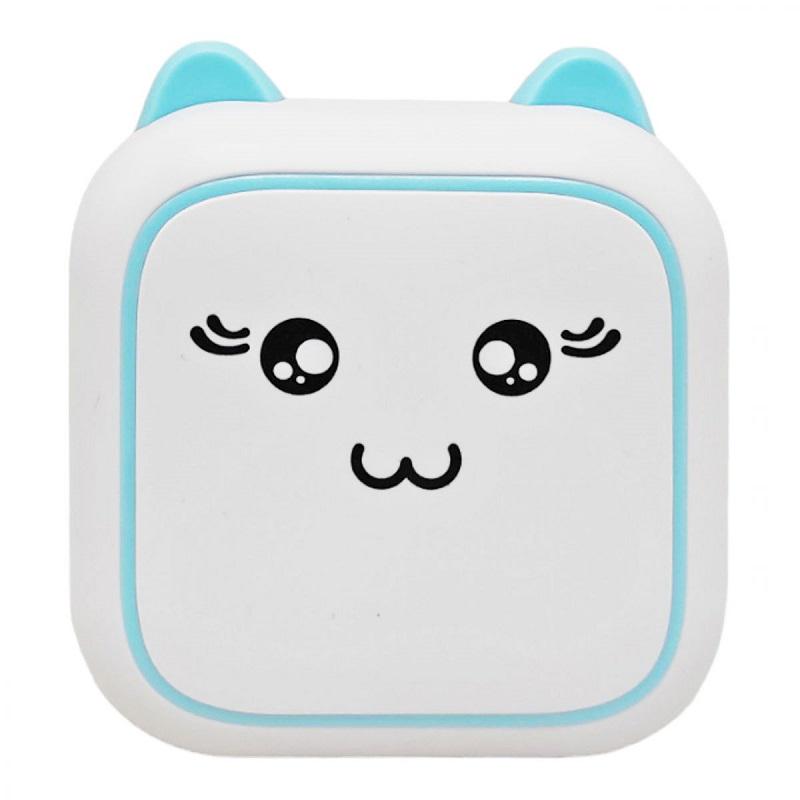 Термопринтер портативный Mini Printer М5 Голубой (14983509)