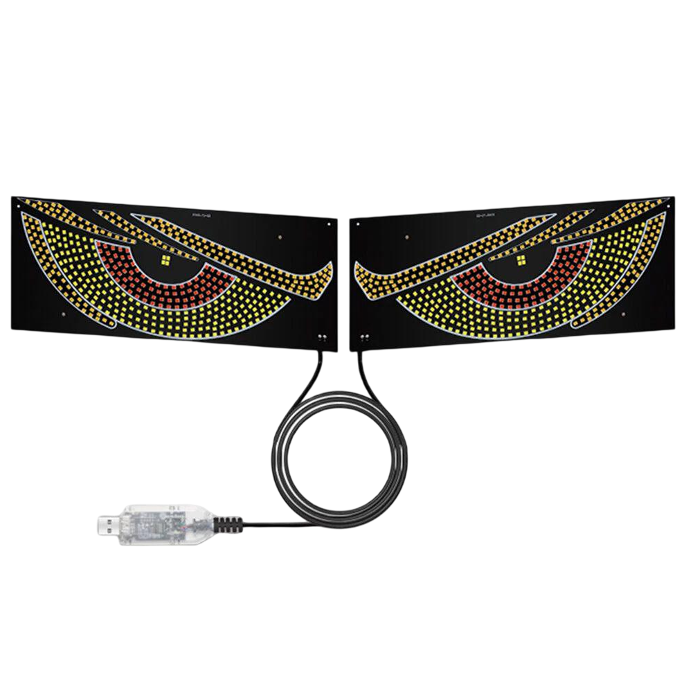 Панель LED Глаза на фуру 30x12 см 2 шт. (34629766)
