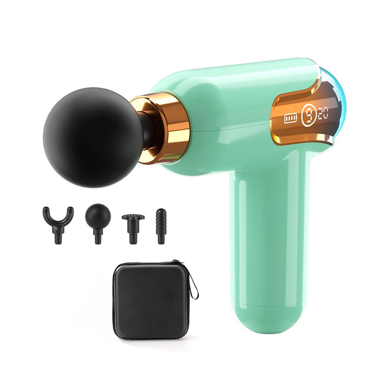 Масажний апарат ударний імпульсний для тіла перкусійний для релаксації (1751017223698)