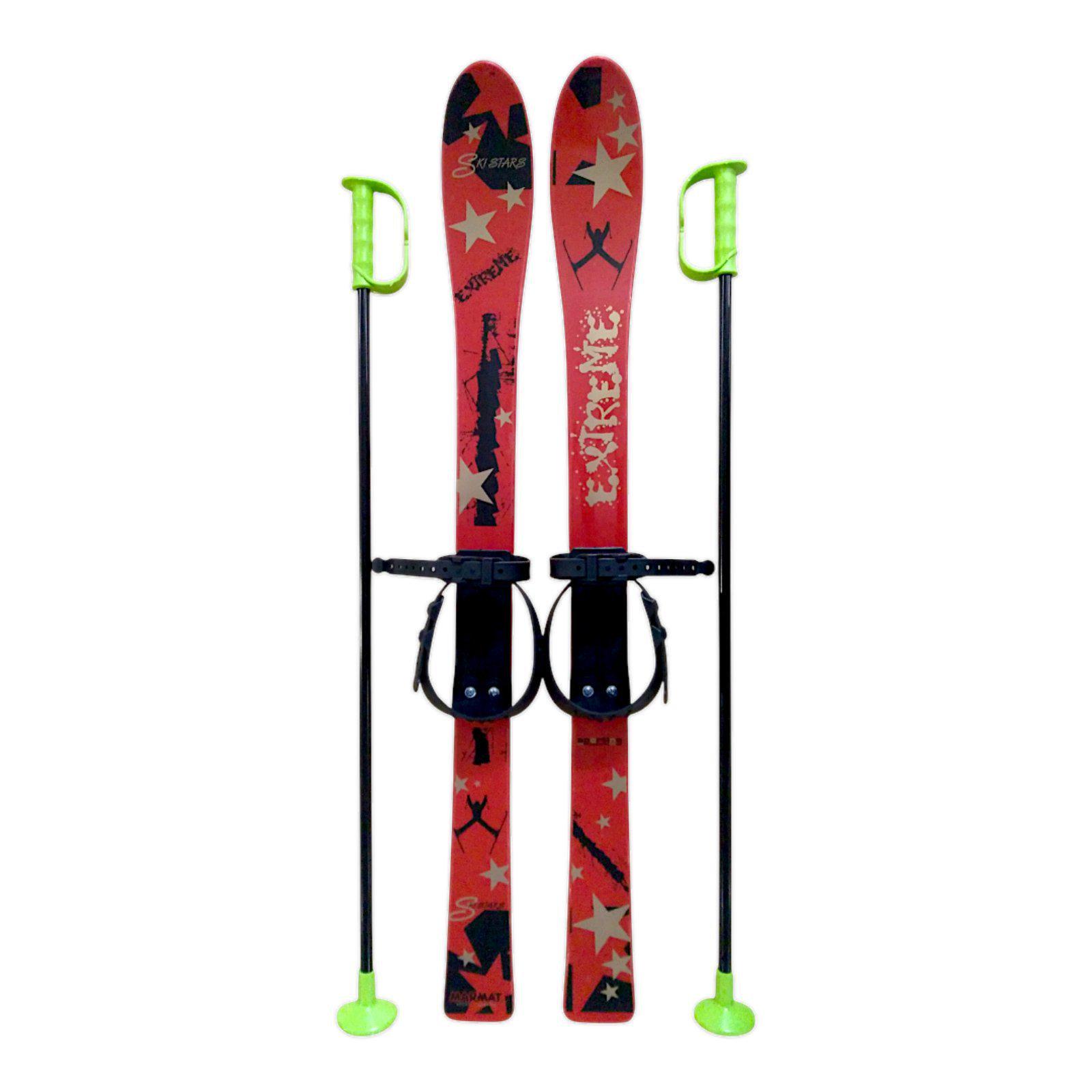 Набор лыжный детский Marmat 90 см Красный (11274) - фото 2 Набор лыжный детский Marmat 90 см Красный (11274) - фото 2