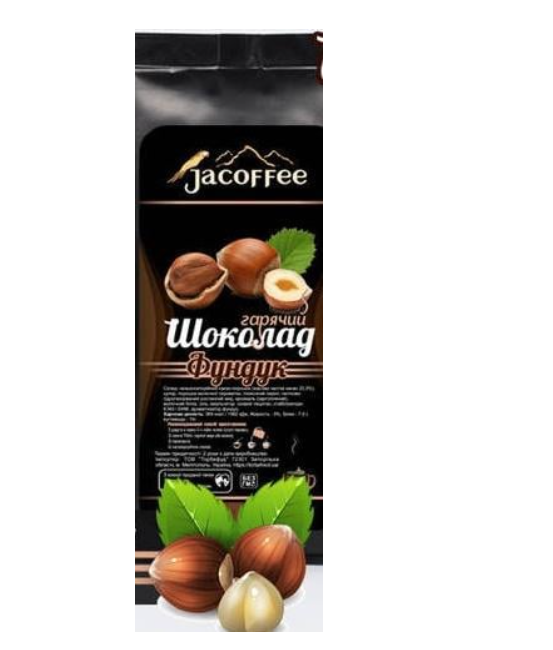 Гарячий шоколад Jacoffee лісовий горіх 400 г