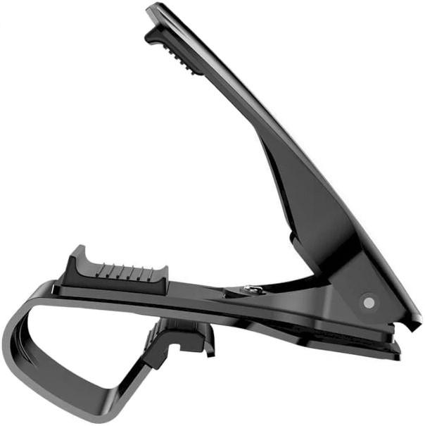 Держатель для телефона в авто BASEUS Mouth Car Mount на зажиме Black (011325) - фото 1