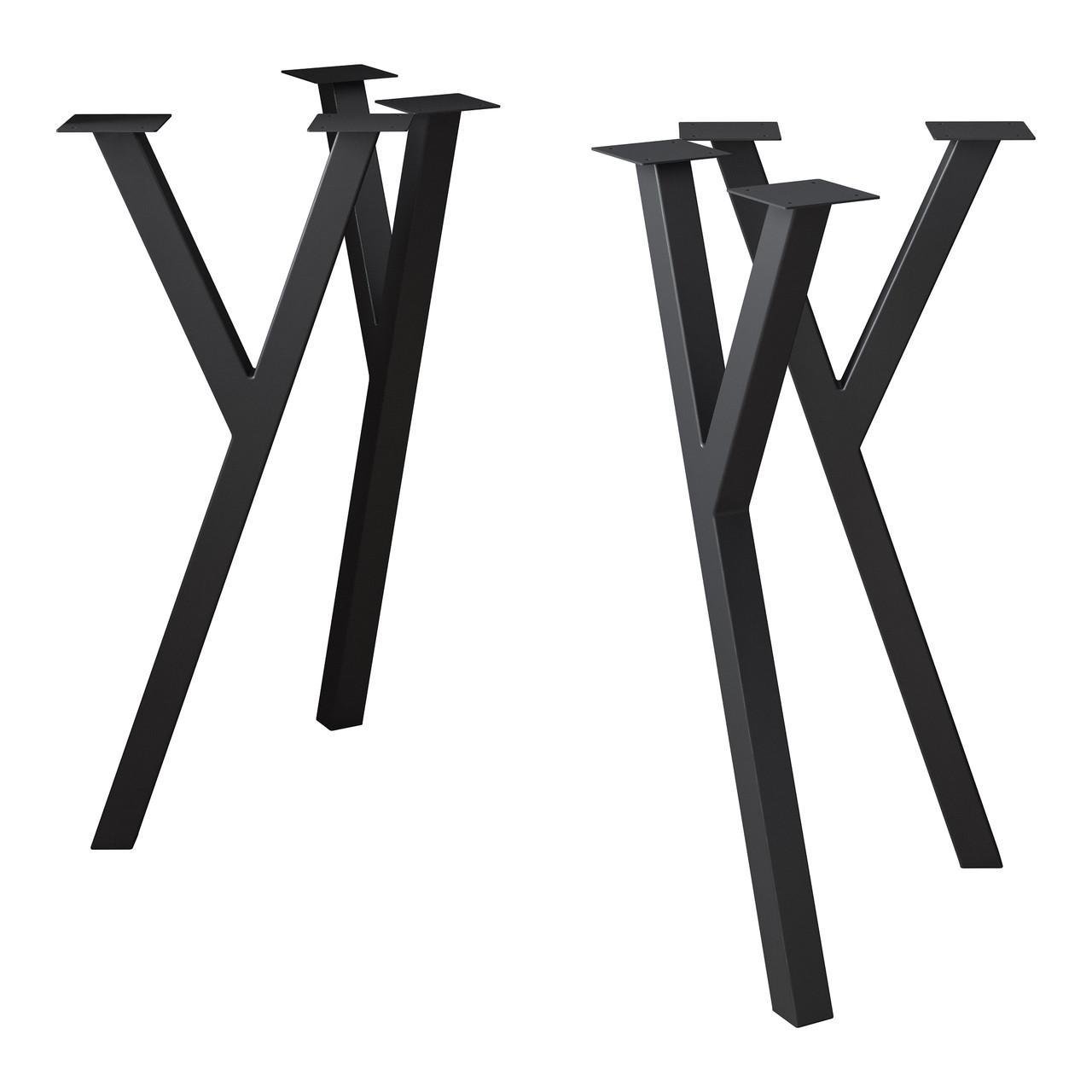 Комплект ножек для стола из металла Loft 730 мм 4 шт. Черный (1115) - фото 8 Комплект ножек для стола из металла Loft 730 мм 4 шт. Черный (1115) - фото 8