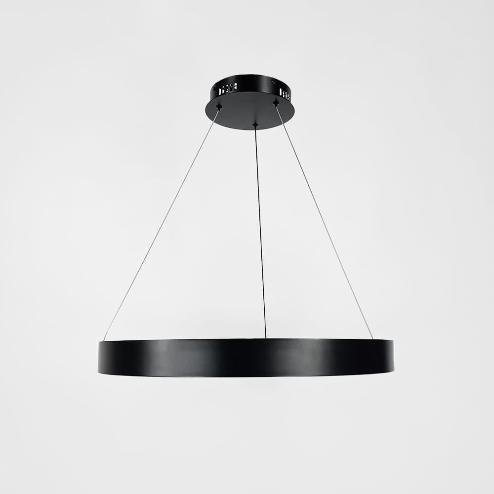 Люстра подвесная кольцевая Ø 60 см Черный (2743368768)