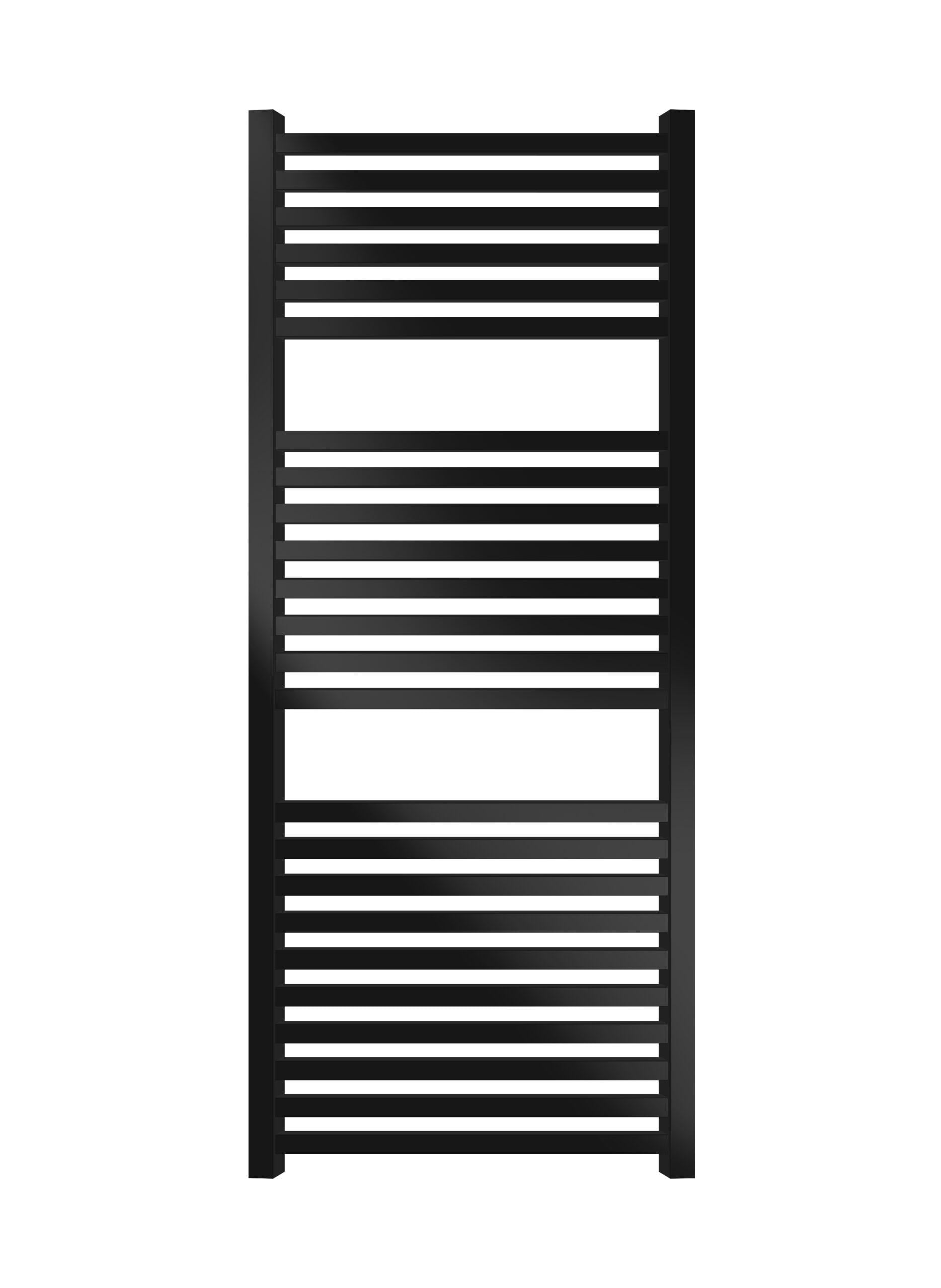 Рушникосушарка водяна GenesisAqua Pion з нержавіючої сталі 1400x530 мм Чорний (88001)