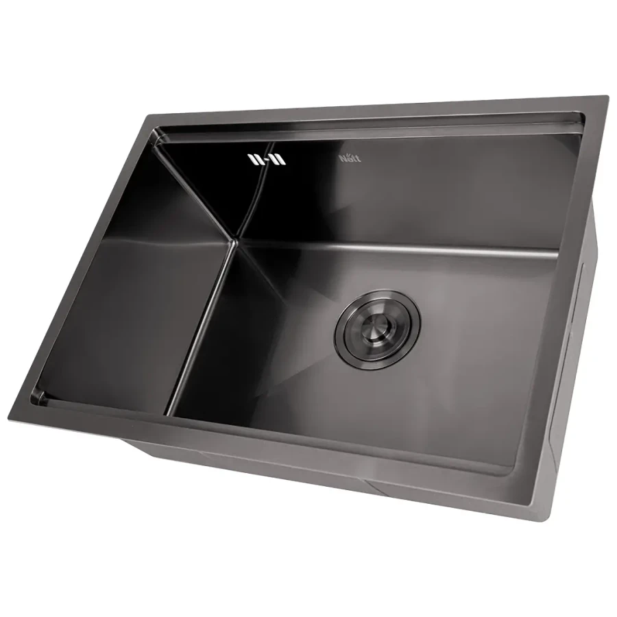 Мойка кухонная Nett NB-5742 с PVD покрытием 570x420 мм Черный (NET-042625)