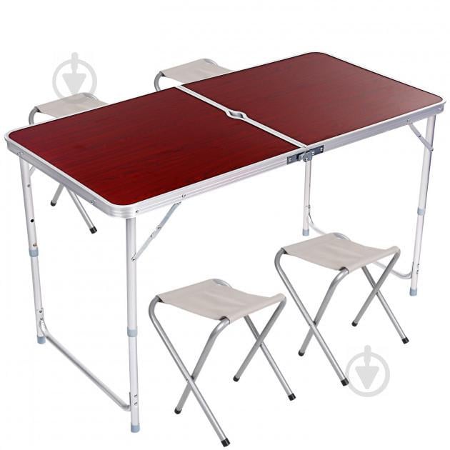 Стол туристический для пикника Folding Table Коричневый (258478)
