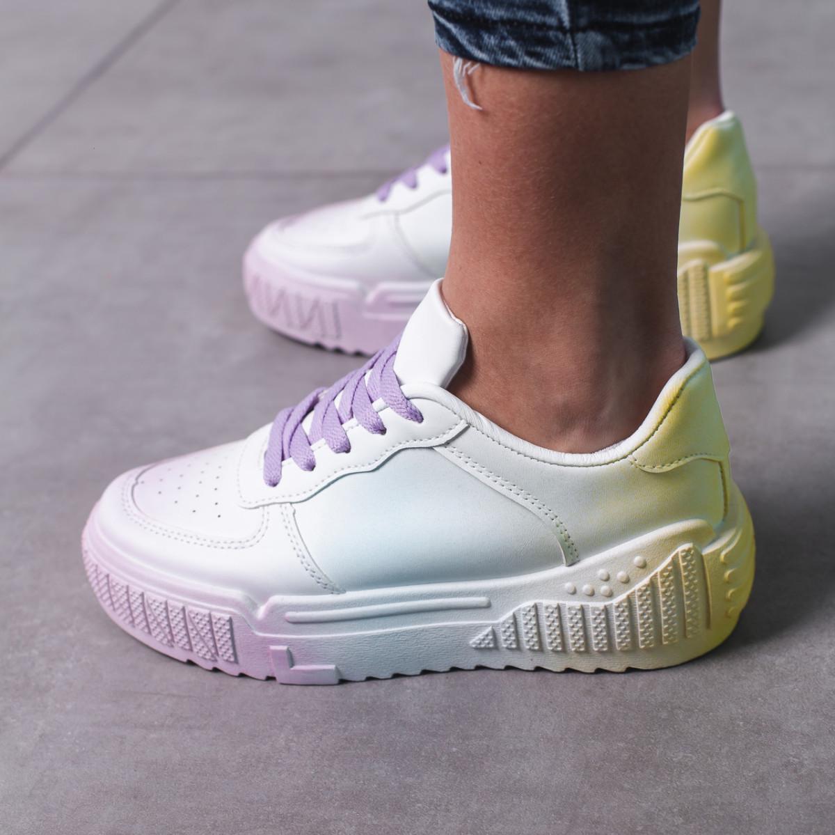 Кроссовки женские Fashion р. 40 25 см Белый (3493)