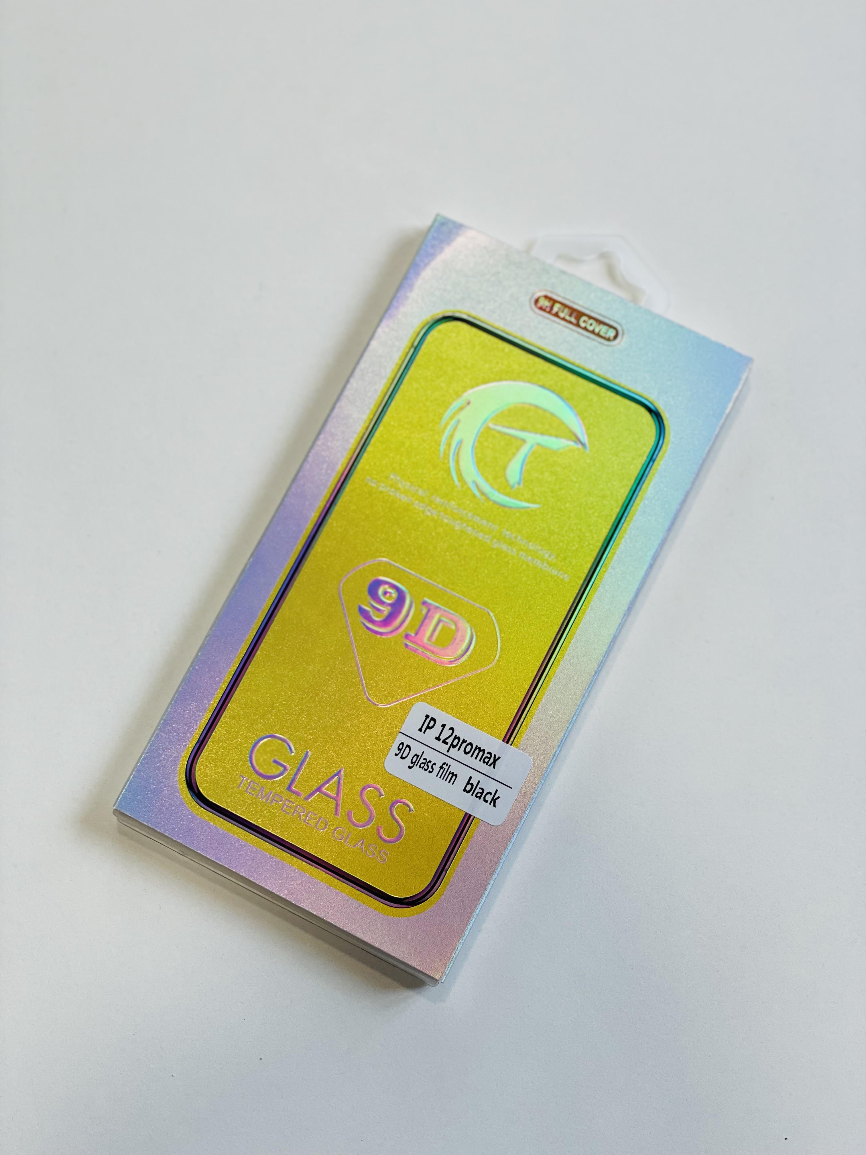 Защитное стекло на экран 9D Full Cover Premium Glass для iPhone 12 Рromax (10078)