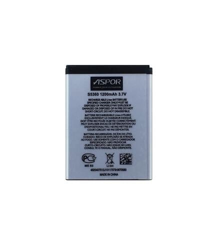 Аккумулятор Aspor для Samsung S5360/B5510/B5512/S5380 (EB454357VU)