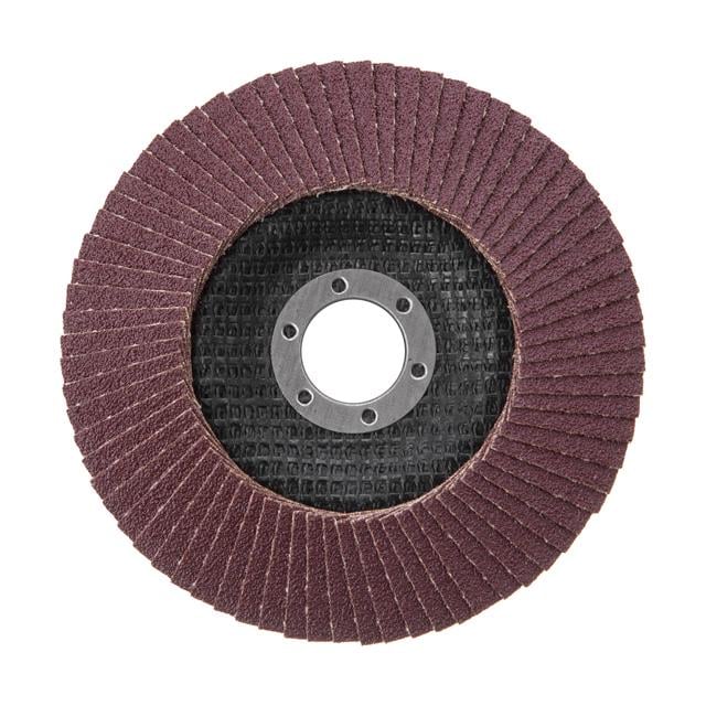 Диск шлифовальный лепестковый Intertool 125x22 мм зерно K100 (BT-0210) - фото 2