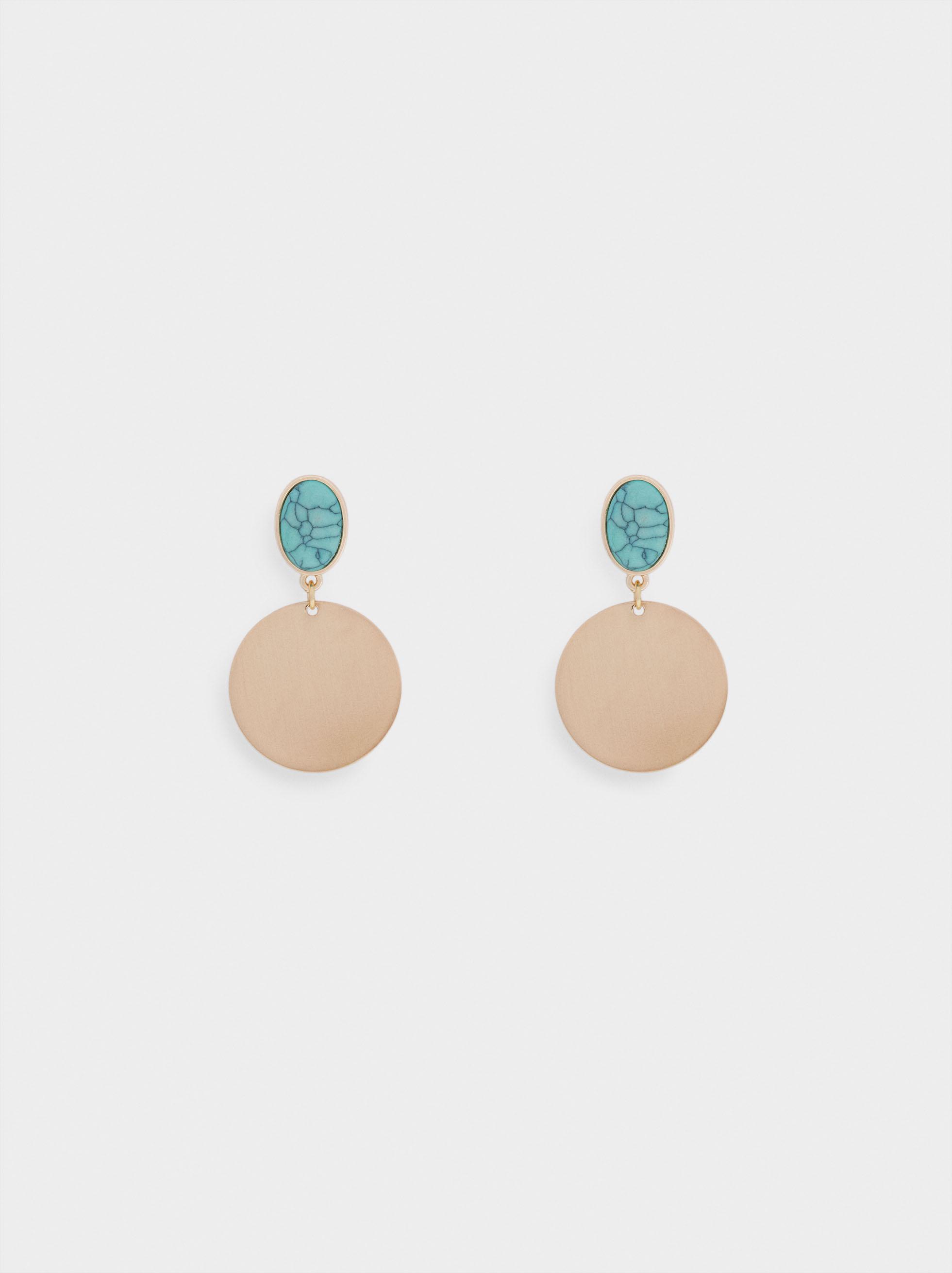 Женские серьги Parfois 187565 ONE Бирюзовый