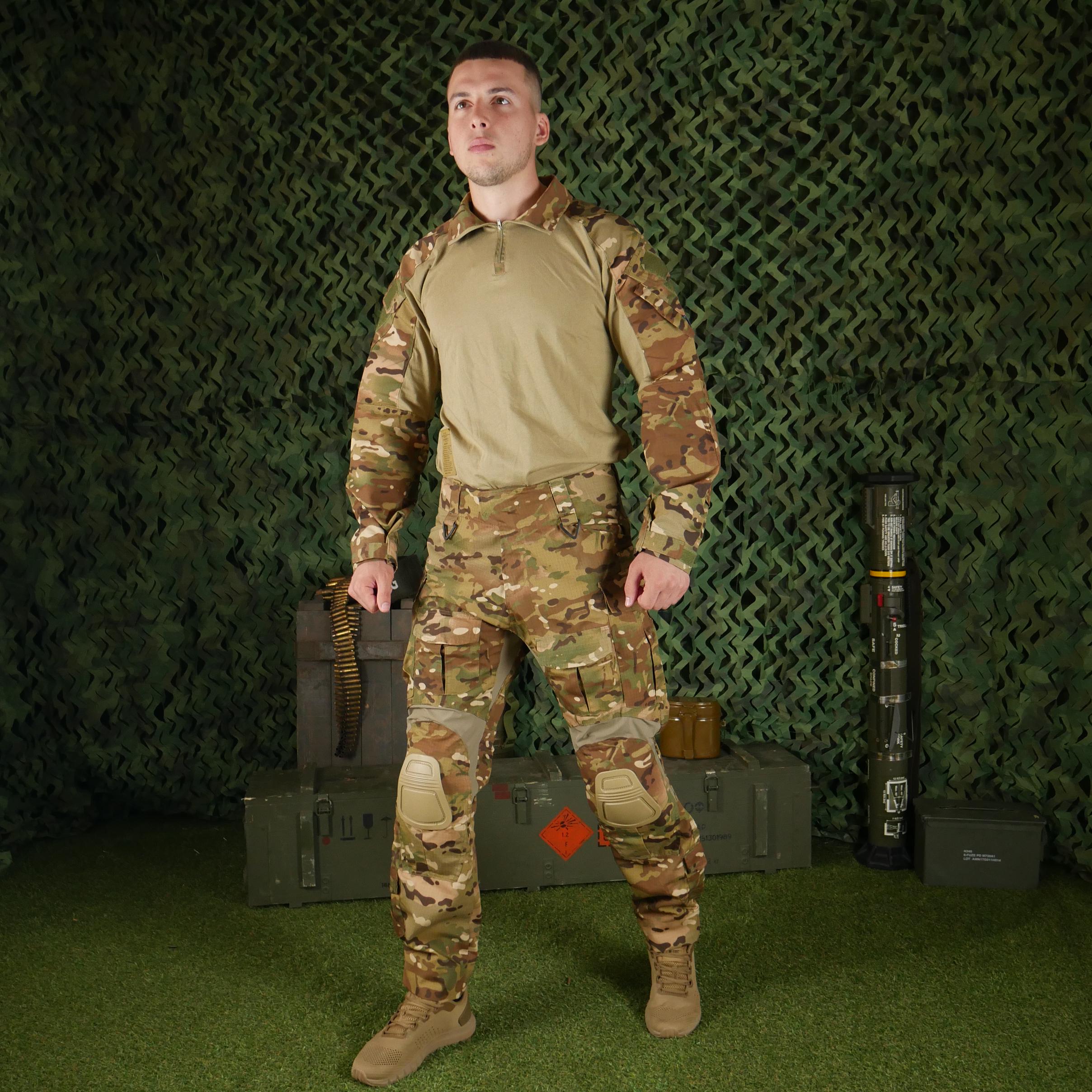 Комплект убакс и штаны с наколенниками и налокотниками L (1189-L) - фото 4 Комплект убакс и штаны с наколенниками и налокотниками L (1189-L) - фото 4