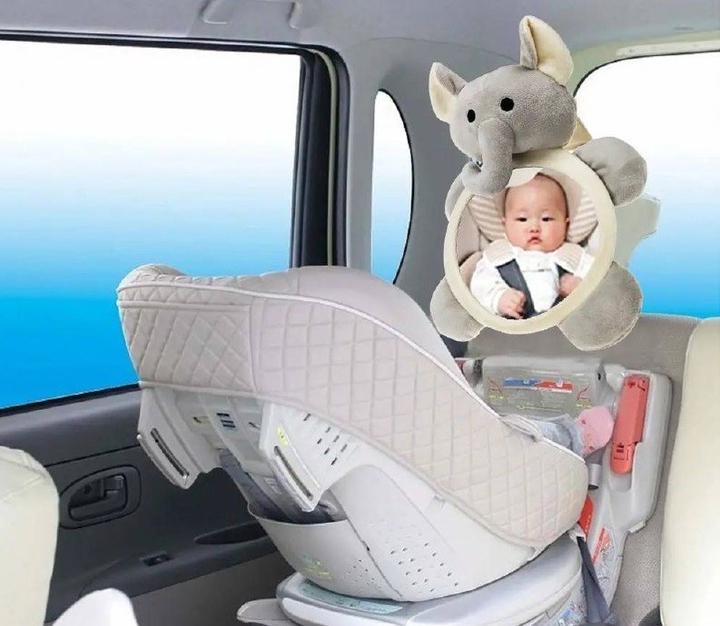 Автомобільне дзеркало "Слоненя" для спостереження за дитиною в машині - фото 5 Автомобільне дзеркало "Слоненя" для спостереження за дитиною в машині - фото 5