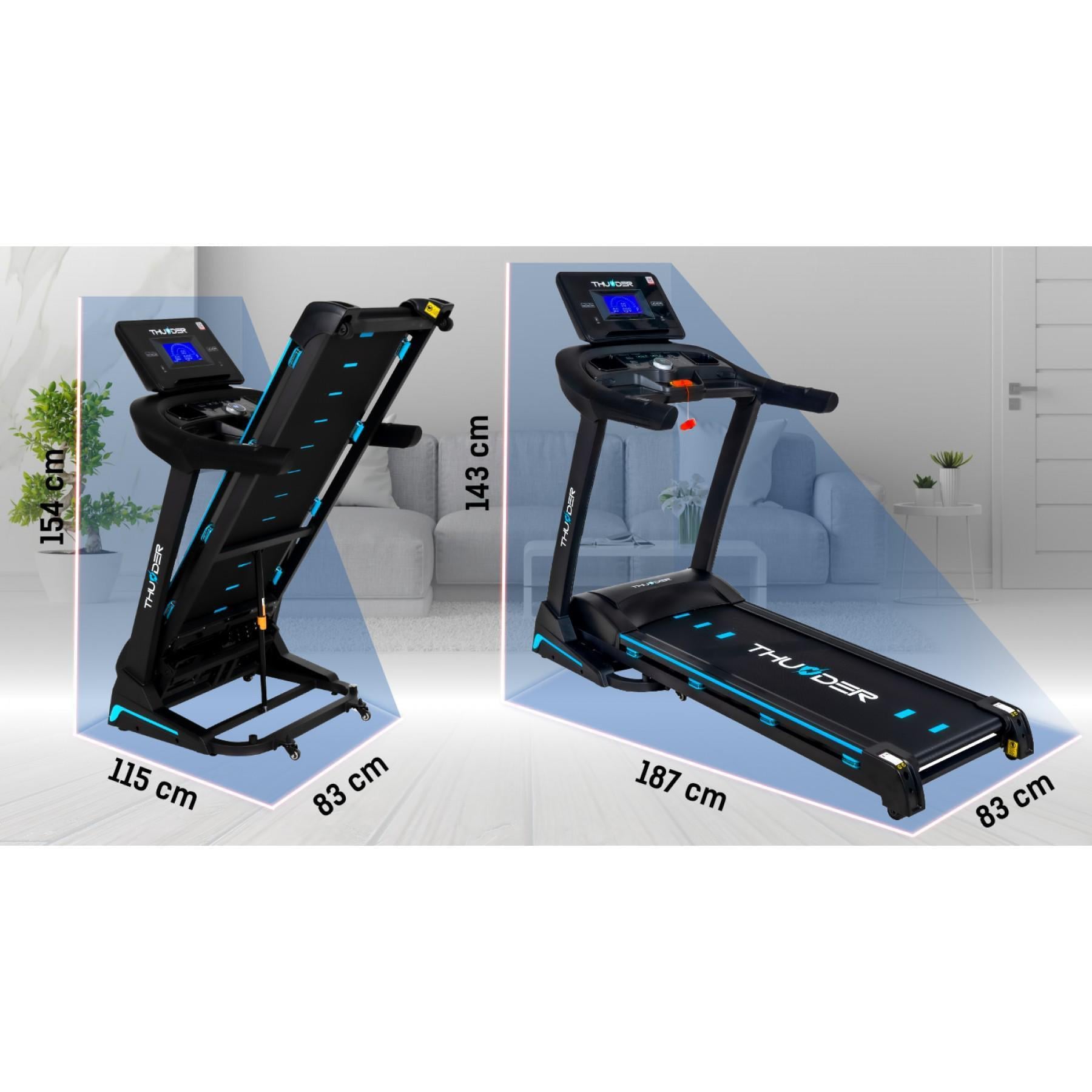 Беговая дорожка Thunder Core-S Black (47080) - фото 6
