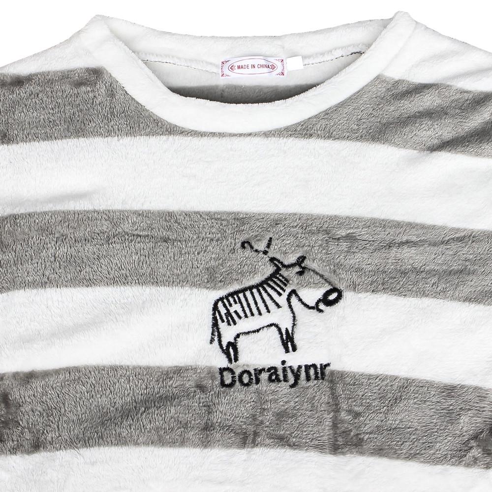 Женская теплая пижама Lesko Zebra Gray XL домашний теплый костюм - фото 7 Женская теплая пижама Lesko Zebra Gray XL домашний теплый костюм - фото 7