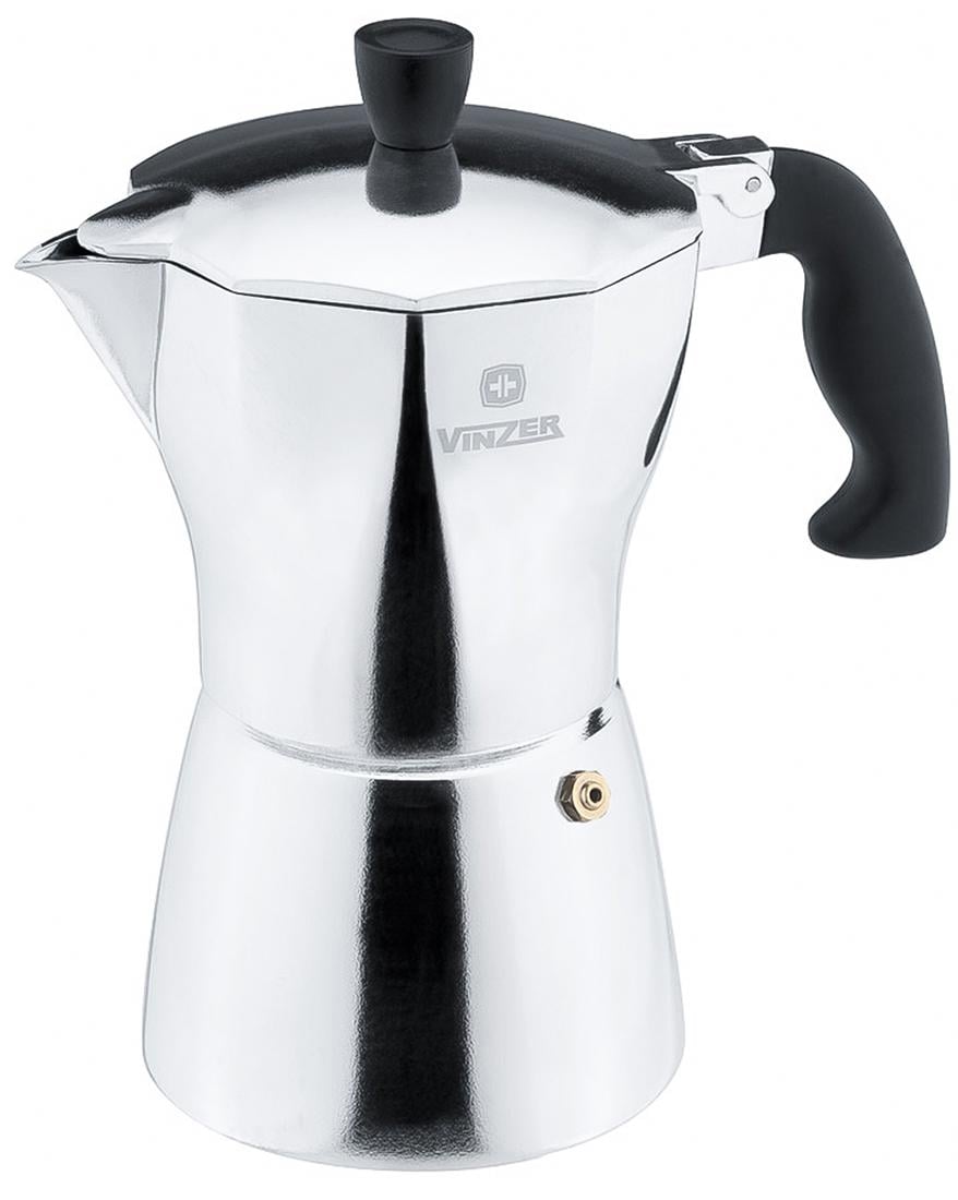 Гейзерная кофеварка Vinzer Moka Aroma 9 чашек (89390)