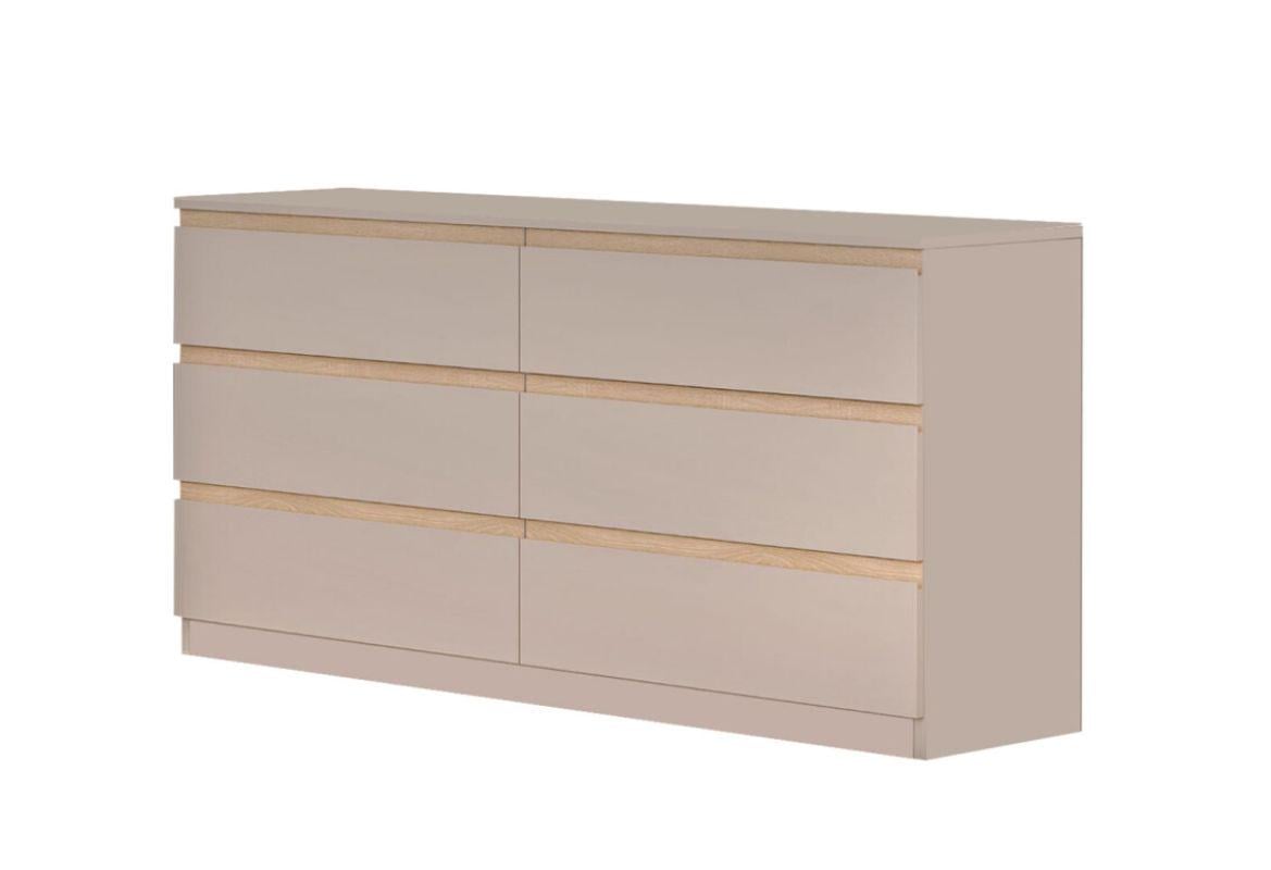 Комод Фрида 3 ящика+3 ящика Лате (000-000-652)