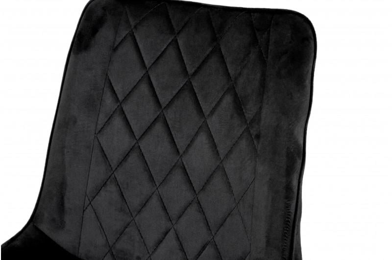 Кухонний стілець Мікс Меблі Korfu велюр Чорний - фото 7 Кухонний стілець Мікс Меблі Korfu велюр Чорний - фото 7