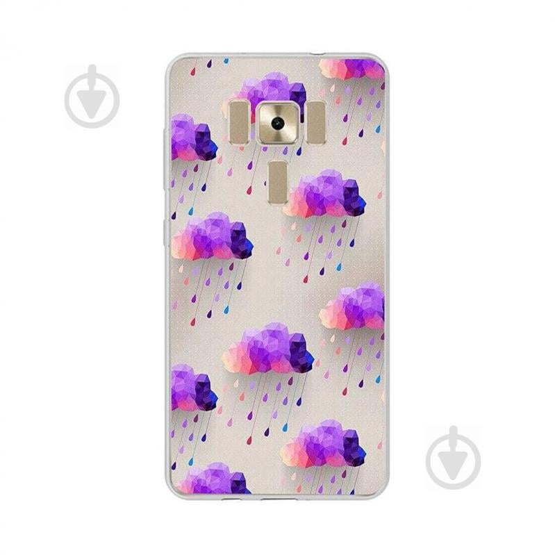 Чохол із малюнком Printed Silicone для Asus Zenfone 3 Deluxe ZS550KL Хмари (hub_TEiC19761)