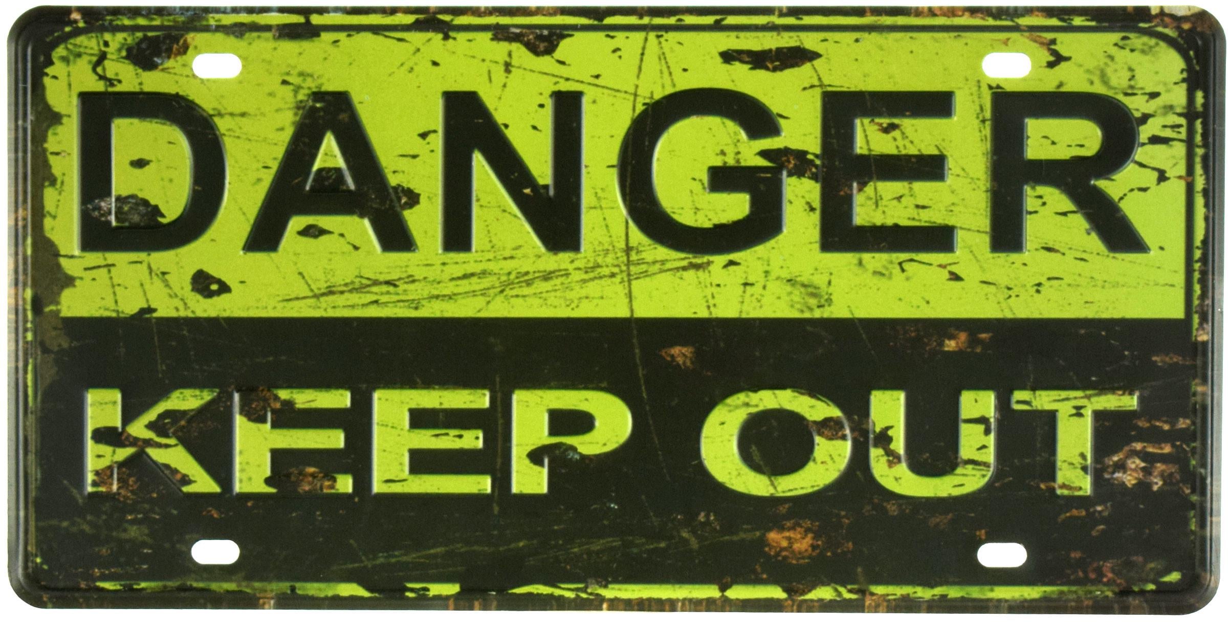 Табличка металева Небезпечно! Не Входити Декоративна Іржа/Danger! Keep Out 15x30 см Табличка металева Небезпечно! Не Входити Декоративна Іржа/Danger! Keep Out 15x30 см