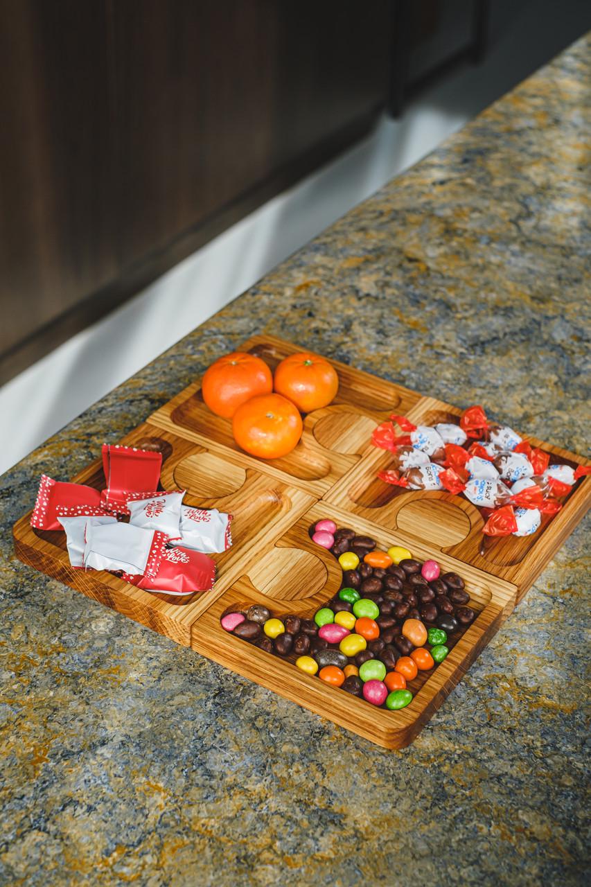 Менажница пазл BVD63 из дерева 30х30 см (1526)