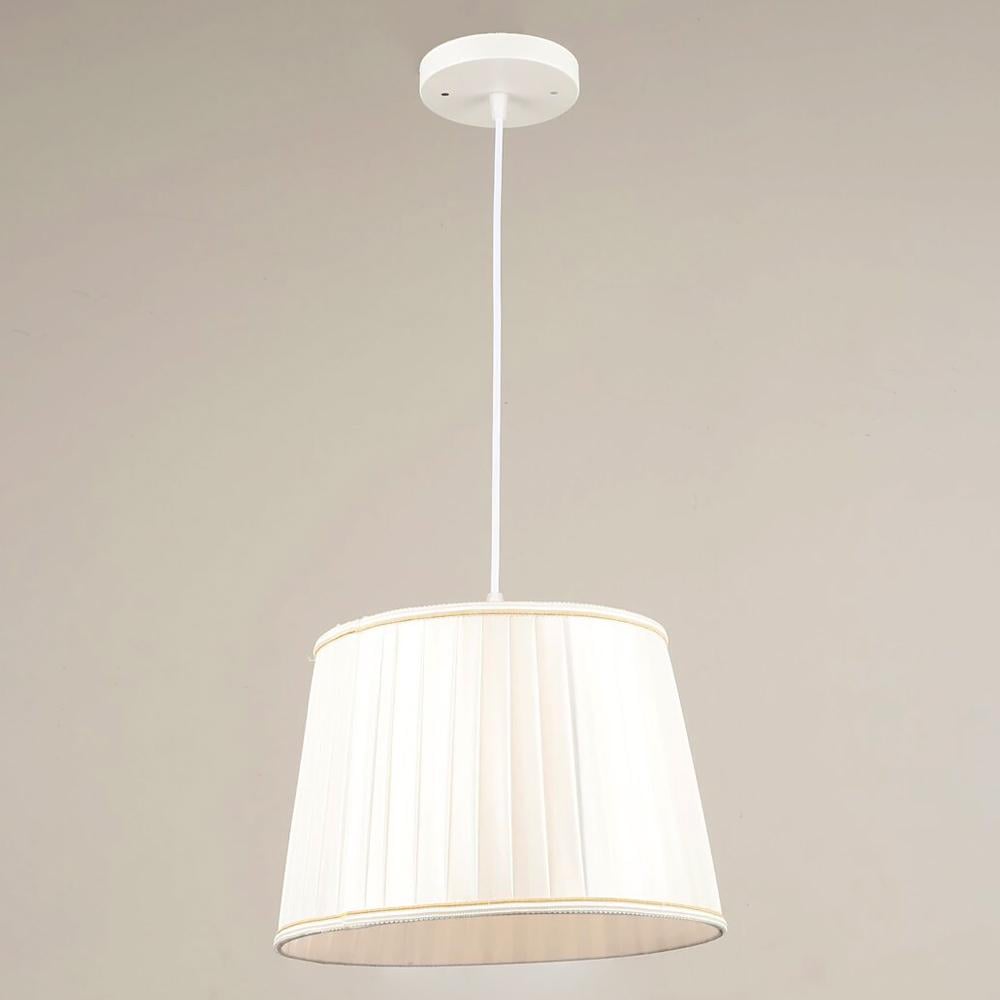 Люстра подвесная с абажуром Light House SRS-20648/1H WT Белый