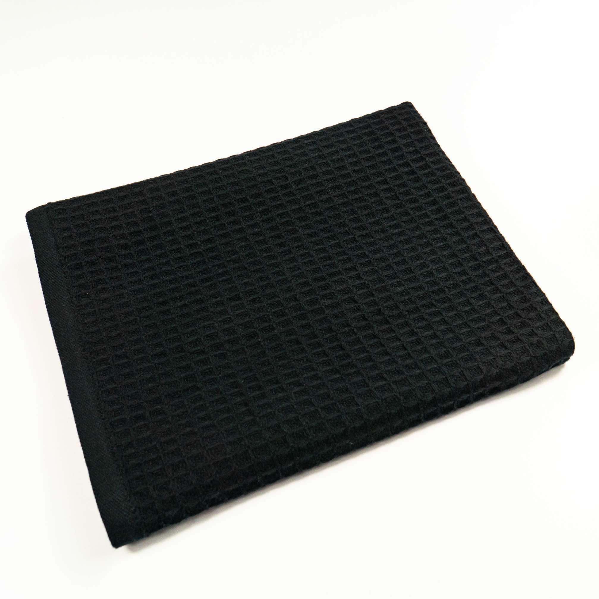 Полотенце банное YouStar вафельное 70х140 см Черный (320-140-Black)