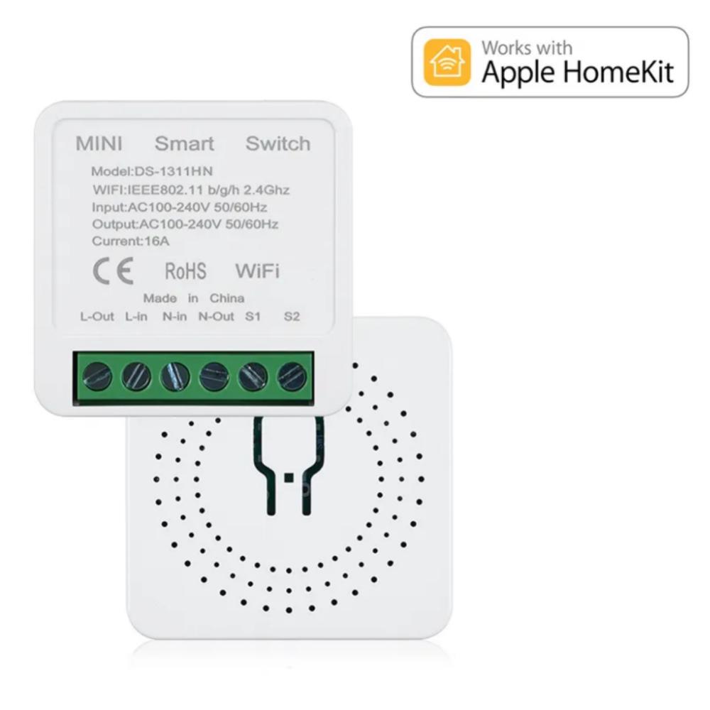 Реле умное Wi-Fi mini switch Homekit 16 A (325gg) - фото 16