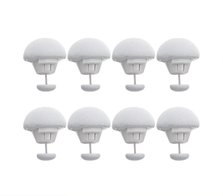 Клипсы-фиксаторы для крепления одеяла 8 шт. Белый (29414)