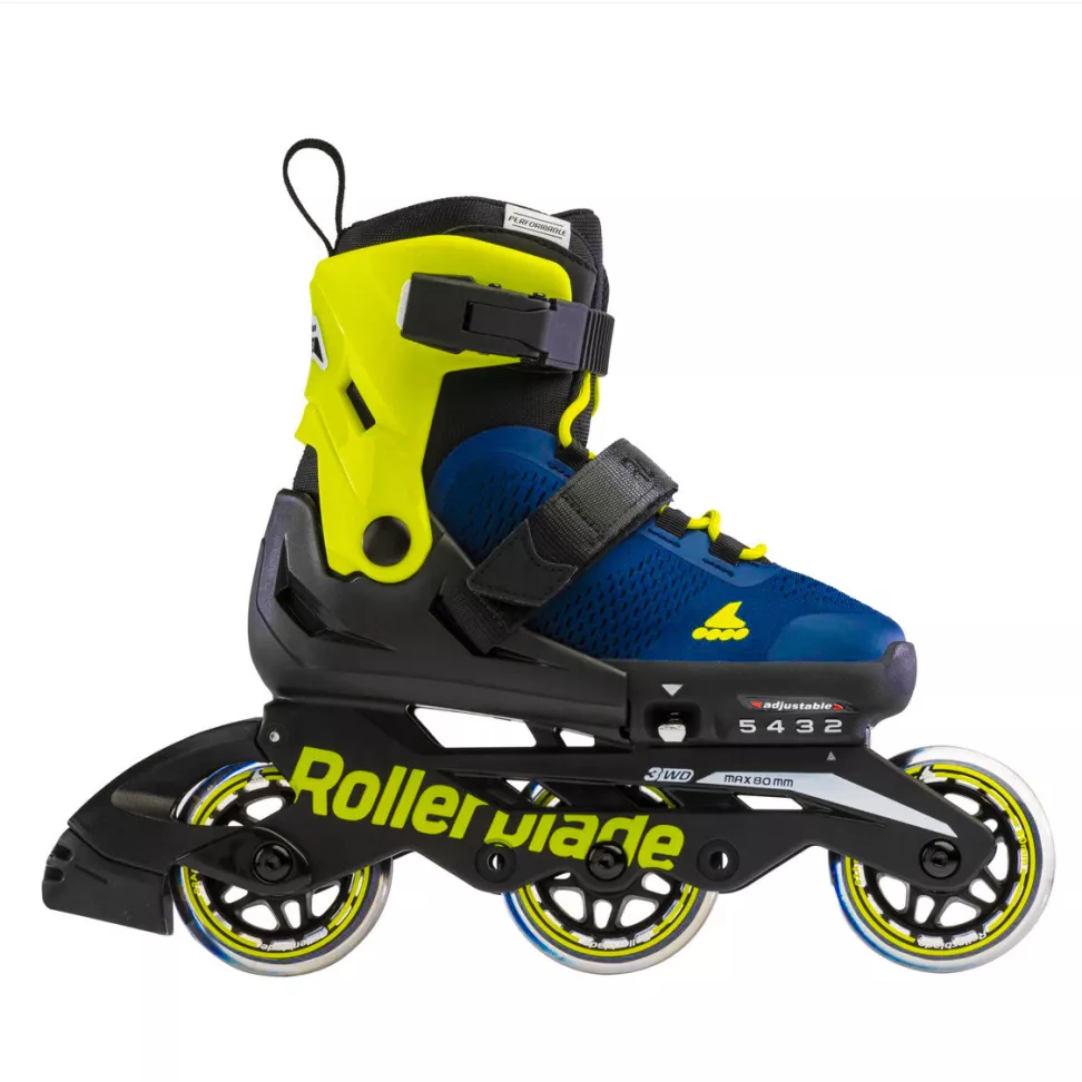 Ролики дитячі Rollerblade Microblade 3WD р. 28-32 Blue/Lime