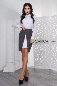 Юбка Carica UB-3225-8 XS Темно-серый (2000002007661) - фото 2 Юбка Carica UB-3225-8 XS Темно-серый (2000002007661) - фото 2