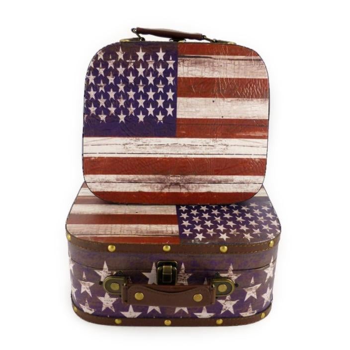 Чемодан Гранд Презент США 2 шт. (SH31193-302)