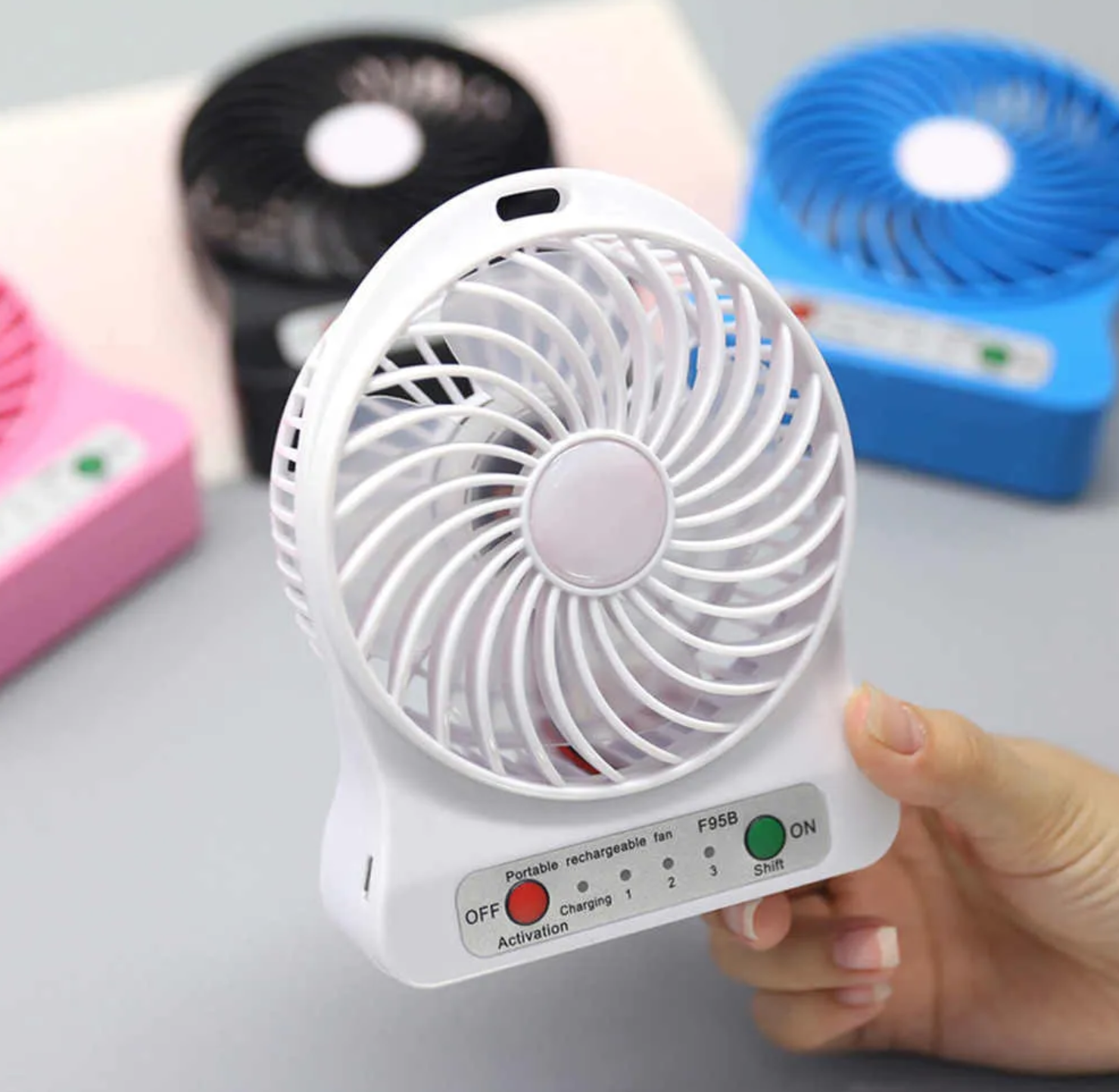 Вентилятор настільний USB Mini Fan Air Білий (14424357) - фото 8 Вентилятор настільний USB Mini Fan Air Білий (14424357) - фото 8