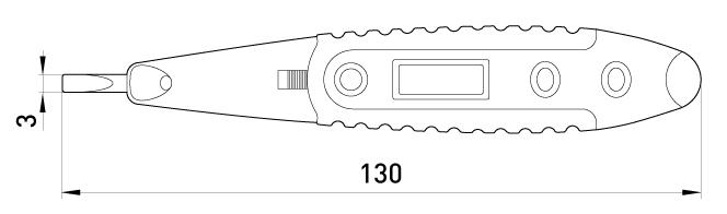 Индикатор-тестер E.NEXT e.tool.test10 12-250V АС/DC прямой шлиц 130x3 мм (t001110) - фото 4 Индикатор-тестер E.NEXT e.tool.test10 12-250V АС/DC прямой шлиц 130x3 мм (t001110) - фото 4