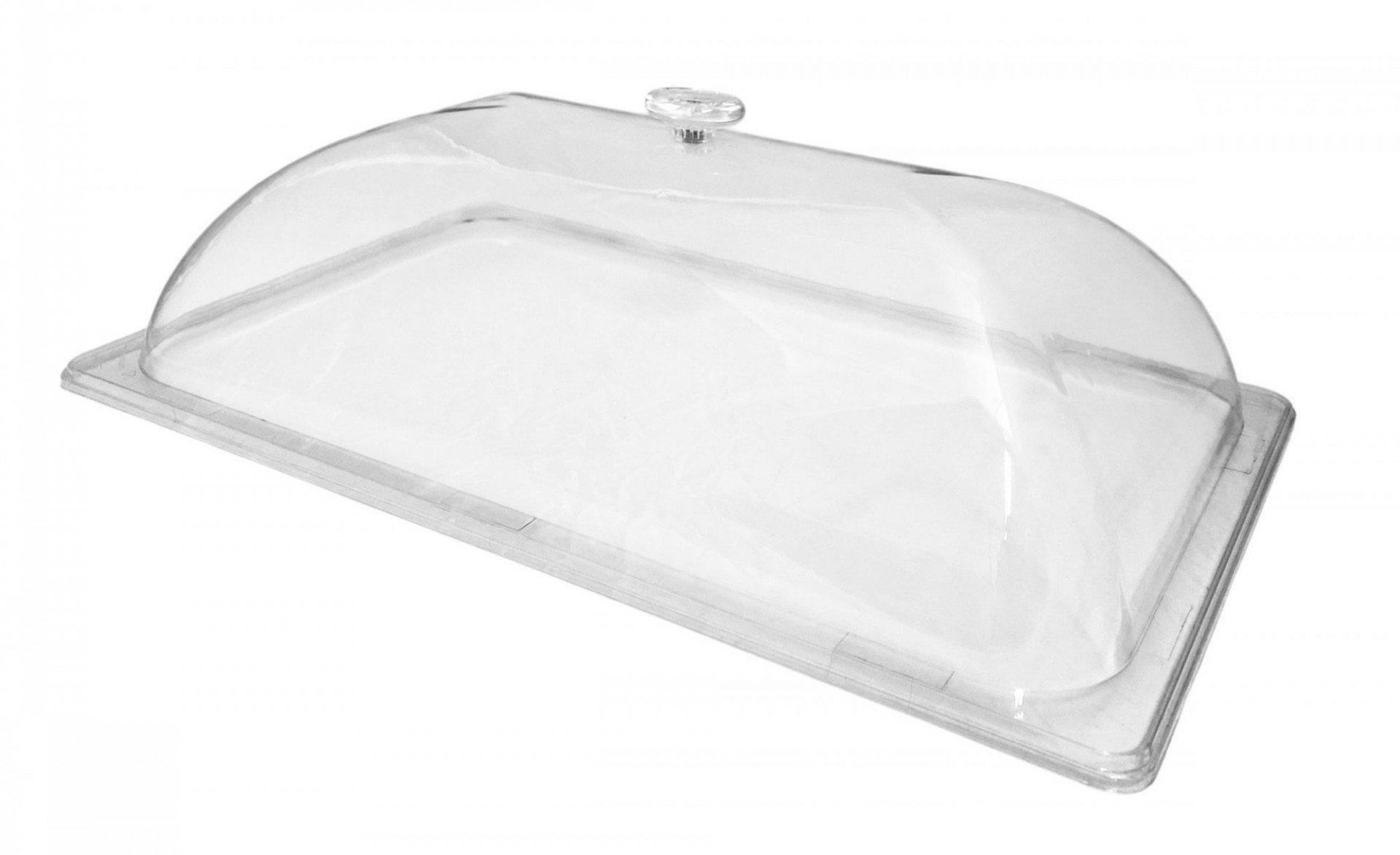 Крышка колпак под гастроемкость для хранения и подачи блюд 1/1 из поликарбоната 53х33х16 см (53000)