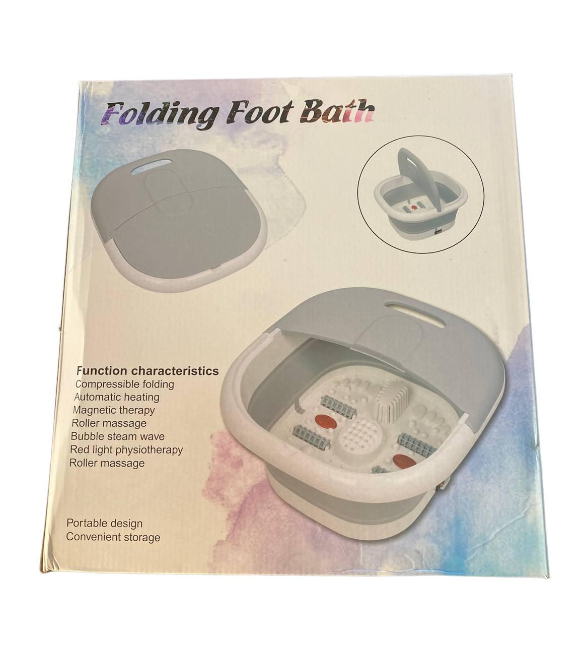 Ванна для ног гидромассажная SQ-806 с пузырьками и подогревом воды Серый (N-1315) - фото 5