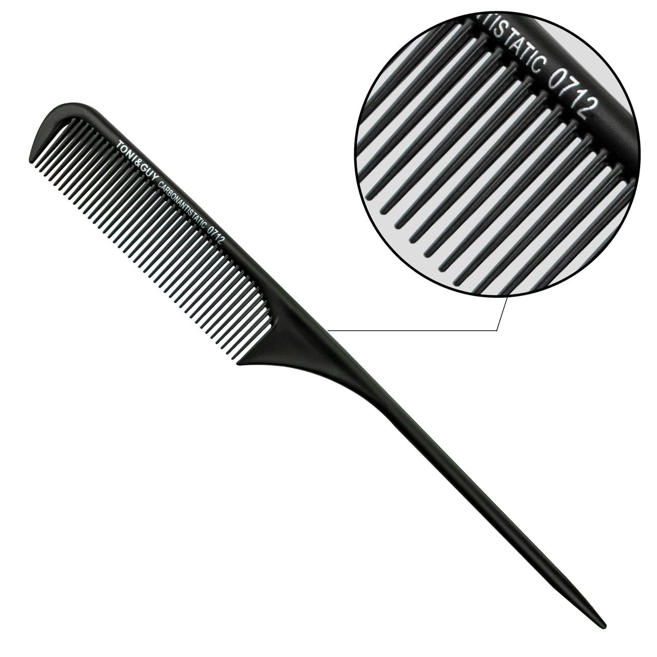 Гребінь Carbon T&G 0712 Чорний (mslc322005) - фото 2