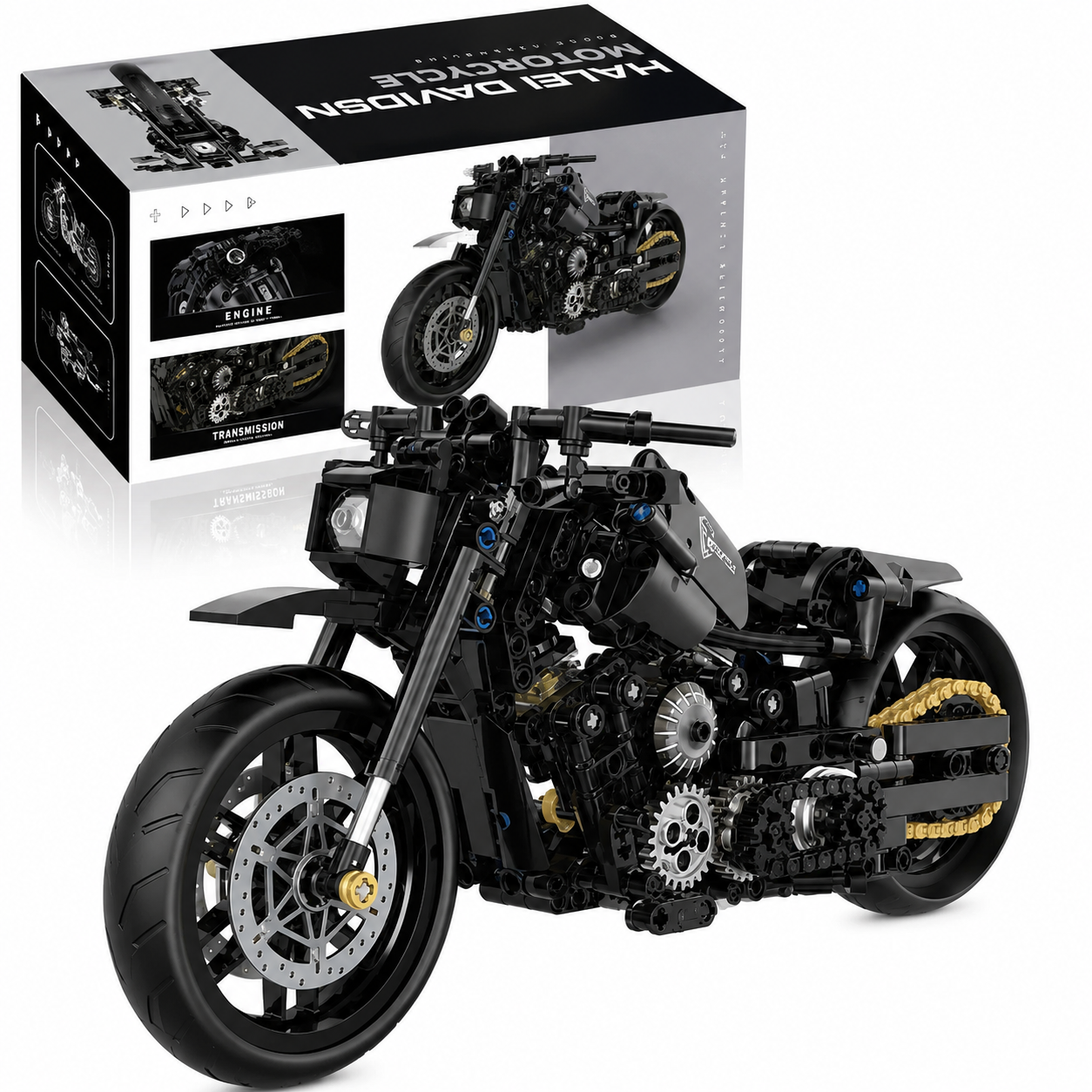 Конструктор Модель мотоцикла сборная Harley Davidson 1290 586 деталей (1013-193-00)