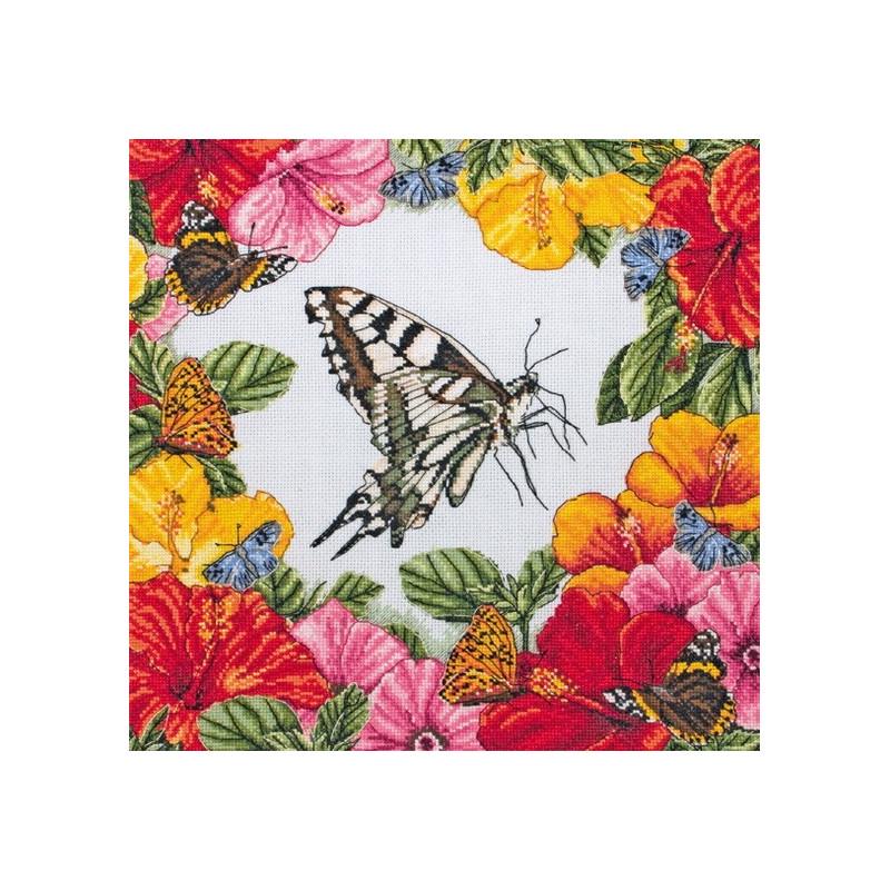 Набор для вышивания крестиком Anchor MAIA 01225 Spring Butterflies (16675)