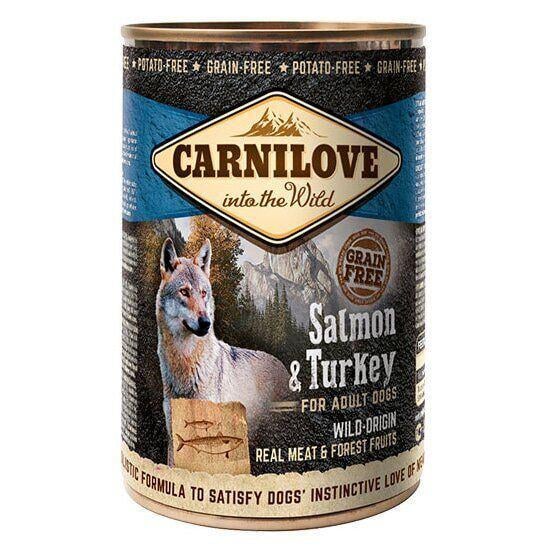 Корм влажный для собак Carnilove Dog k с лососем и индейкой 400 г (8595602529278)