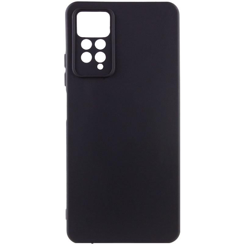 Противоударный чехол Silicone Cover Lakshmi Full Camera (AAA) для Xiaomi Redmi Note 11 Pro 4G/5G / 12 Pro 4G  ЧЕРНЫЙ / BLACK