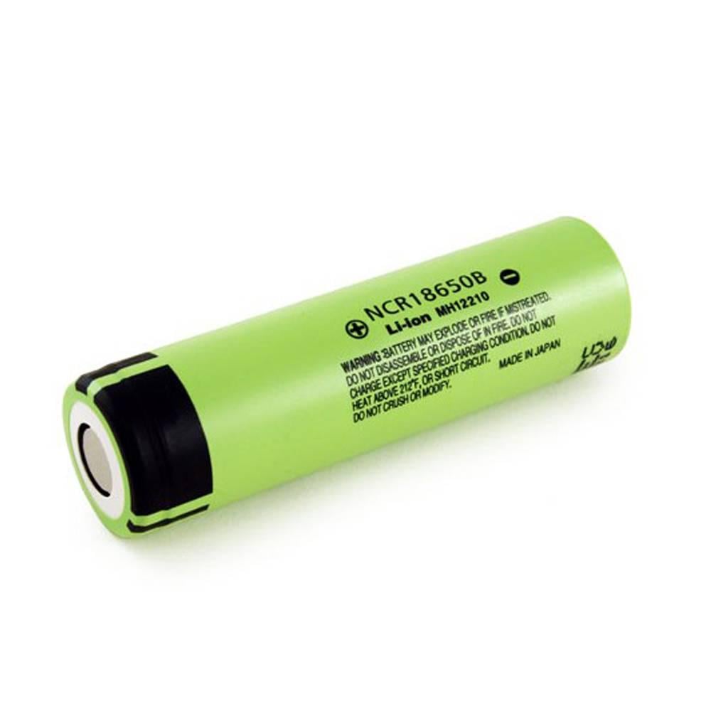 Акумулятор 18650 Li-Ion Panasonic NCR18650B 1500mAh 6,8A 4,2/3,6/2,5V TIP TOP OEM Green (40862)