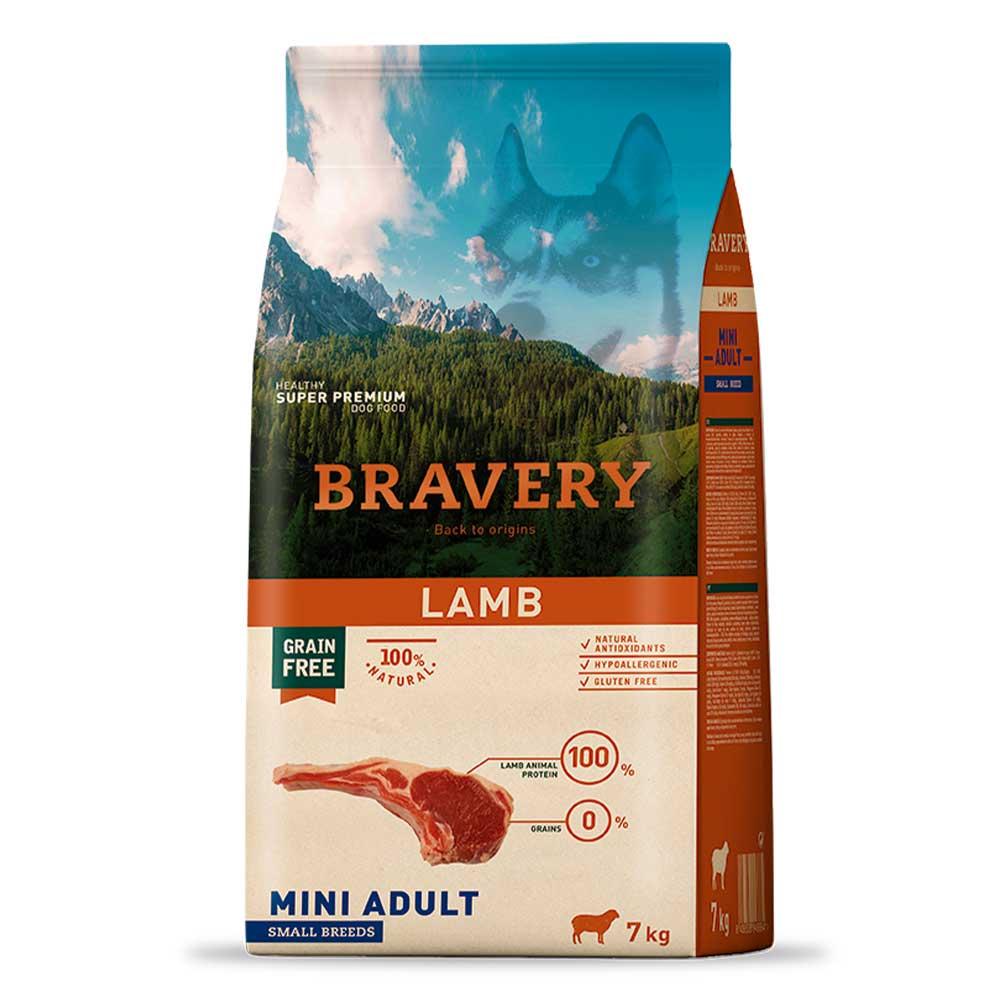 Корм для собак сухой Bravery Lamb Mini с ягнёнком 7 кг