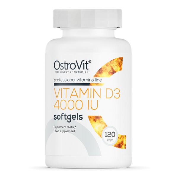 Витамины OstroVit Vitamin D3 4000 IU 120 капсул