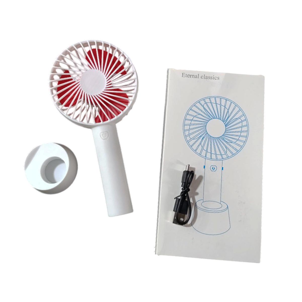 Вентилятор портативний USB міні Eternal Classics Акумулятор Li-Ion 18650 mAh 3,7V 4,5W White/Red (200303) - фото 9 Вентилятор портативний USB міні Eternal Classics Акумулятор Li-Ion 18650 mAh 3,7V 4,5W White/Red (200303) - фото 9