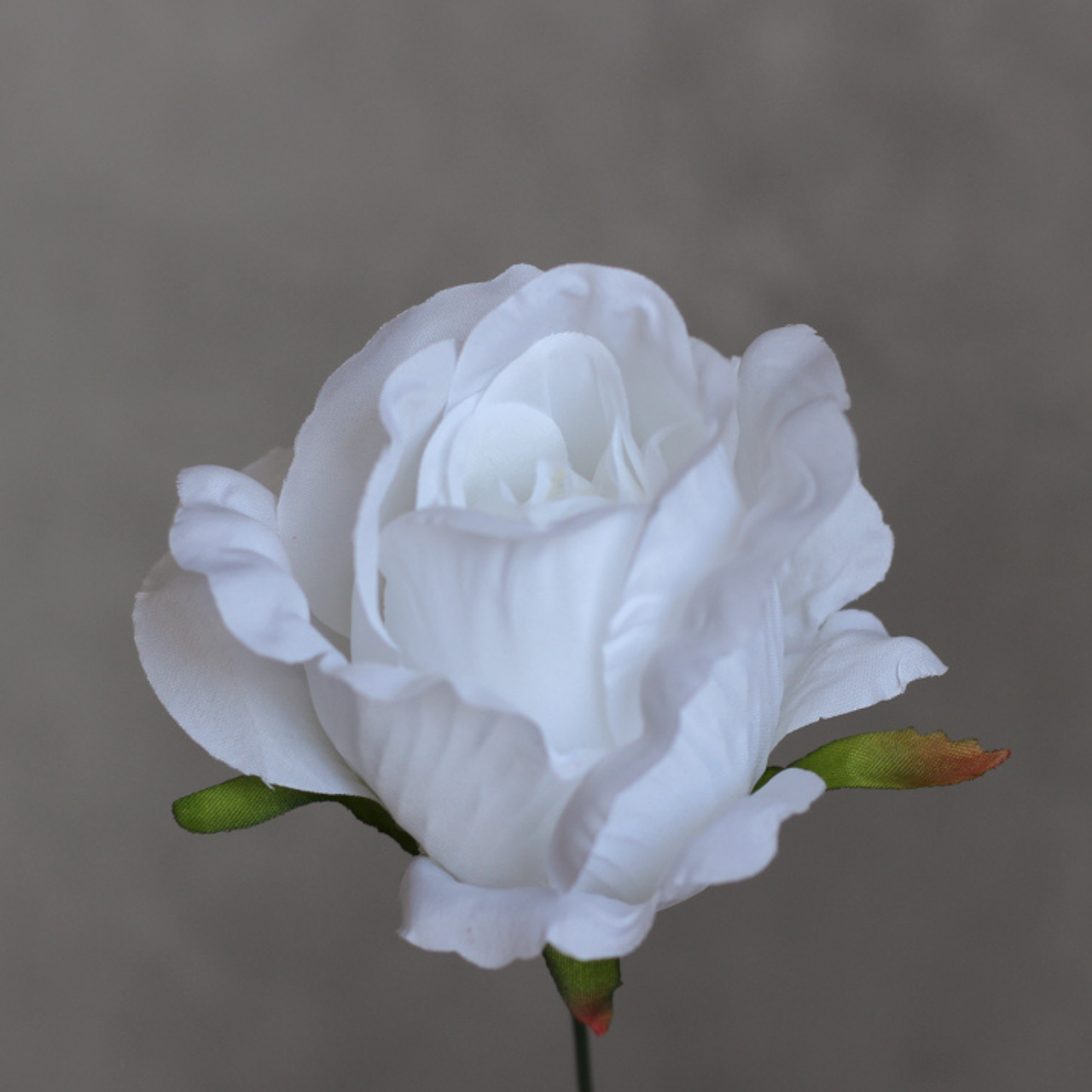 Бутон искусственный Роза Дансинг Квин 9 см Белый (2493107482) - фото 2