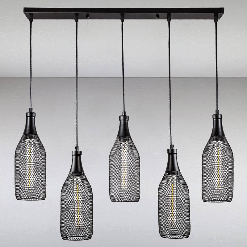 Люстра Light House LS-13457-5 700 Чорний